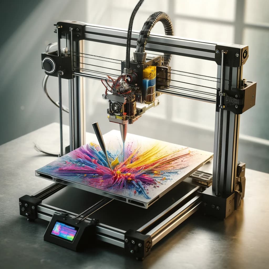 Automated watercolor paintings