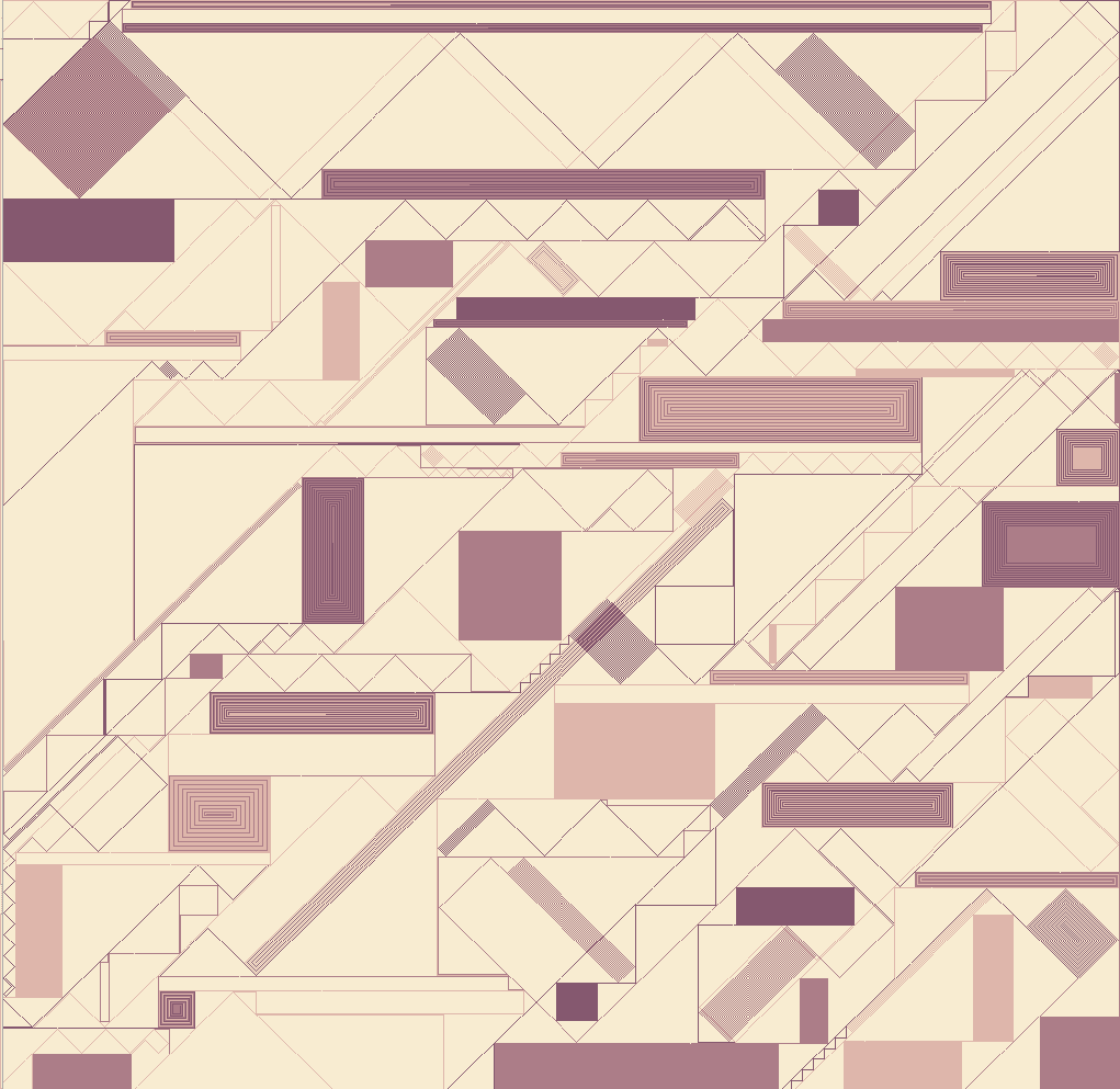 How it is made: Self Avoiding Line Drawings